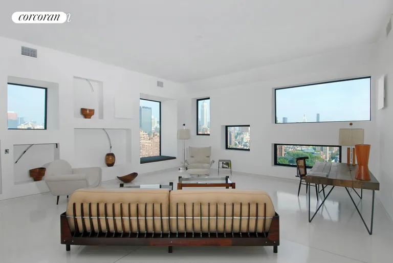 New York City Real Estate | View 100 Eleventh Avenue, 20A | Living Room | View 4