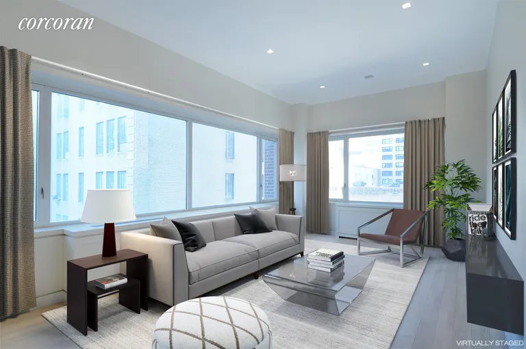 New York City Real Estate | View 322 West 57th Street, 15D | 2 Beds, 2 Baths | View 1