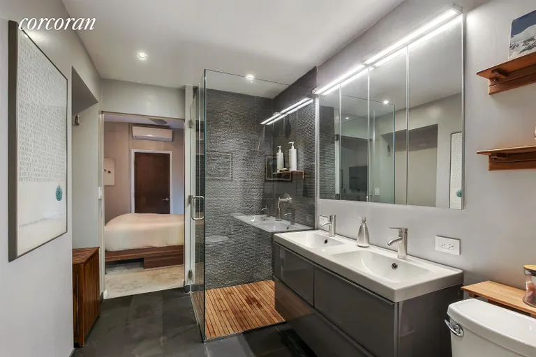 New York City Real Estate | View 125 West 56th Street, 1A/2A | Master Bathroom | View 5