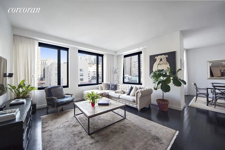 New York City Real Estate | View 85 West Broadway, 10S | 2 Beds, 2 Baths | View 1