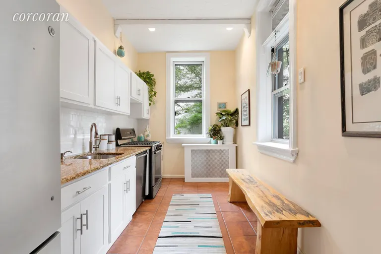 New York City Real Estate | View 32 8th Avenue, 2 | Bold and Bright Eat-in-Kitchen  | View 4