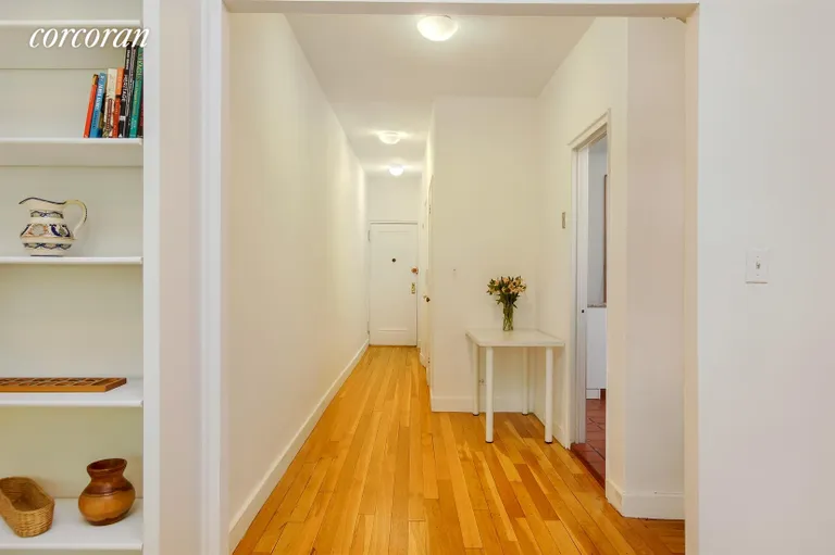 New York City Real Estate | View 552 Riverside Drive, 1A | Foyer with space for home office | View 3