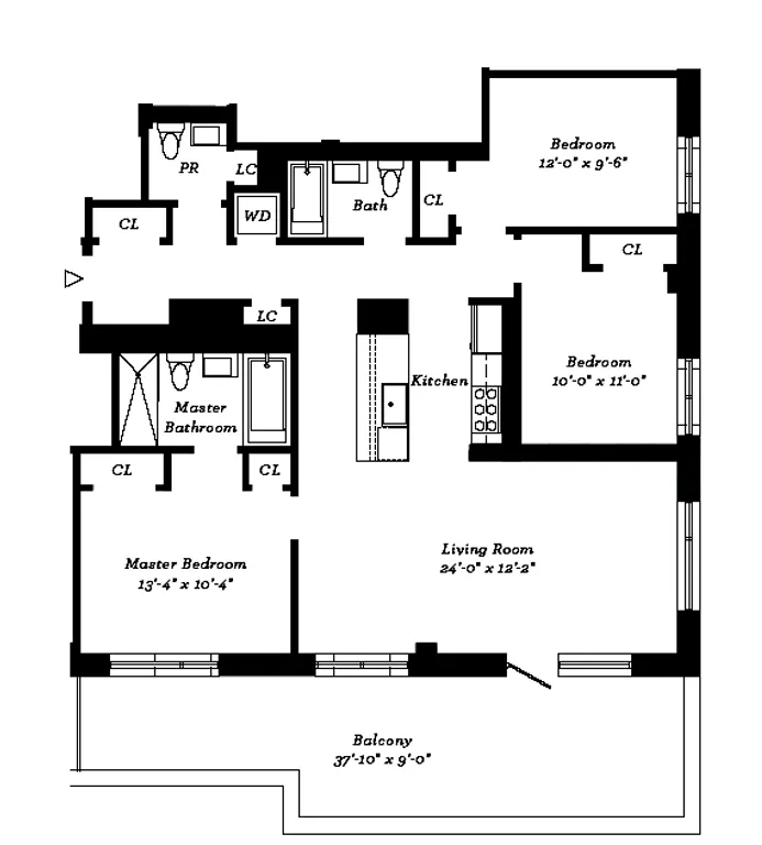 2280 Frederick Douglass Blvd, 9C | floorplan | View 7