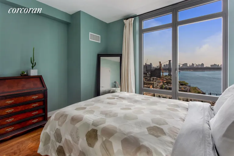 New York City Real Estate | View 2 Northside Piers, 19B | Bedroom | View 2
