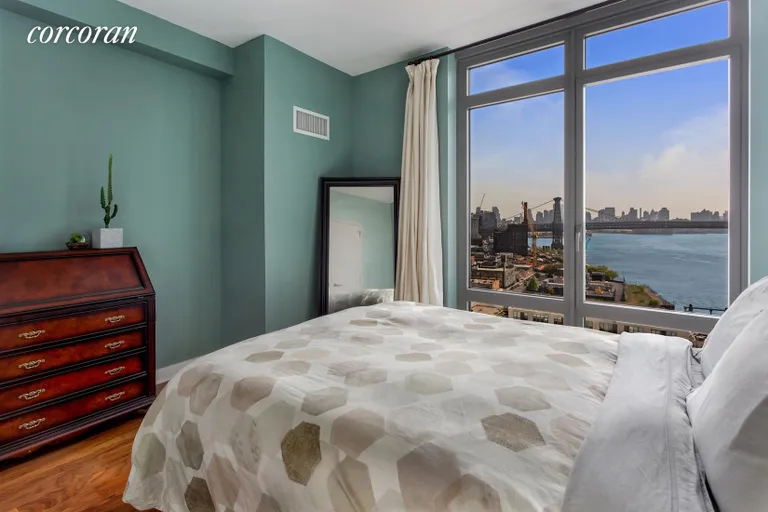 New York City Real Estate | View 2 Northside Piers, 19B | Bedroom | View 9