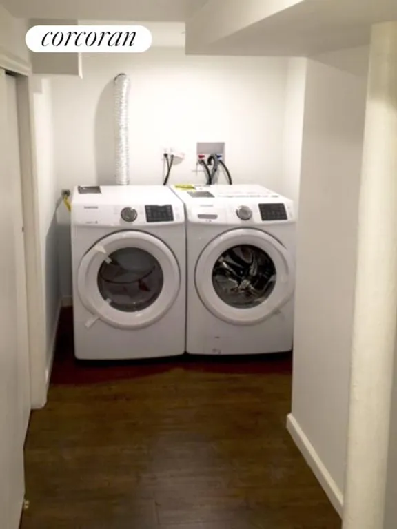 New York City Real Estate | View 628 3rd Street | laundry room in Rec Room. | View 8