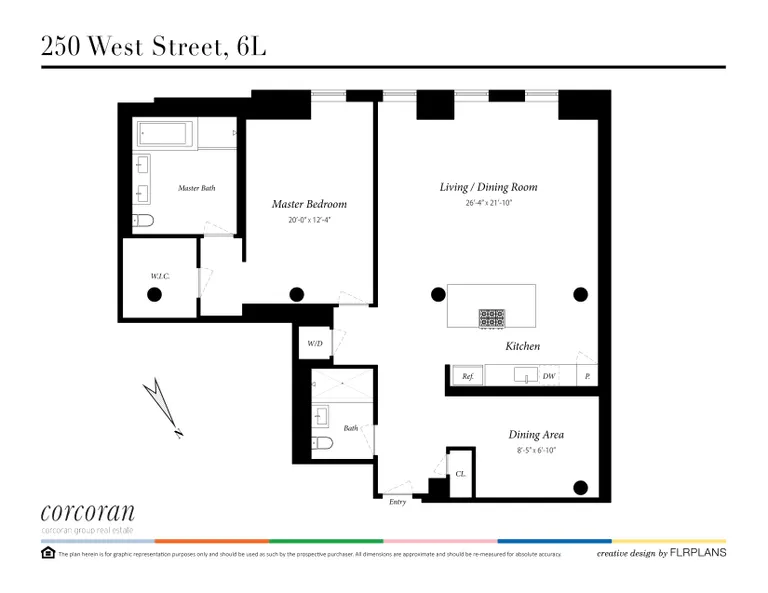 250 West Street, 6L | floorplan | View 17