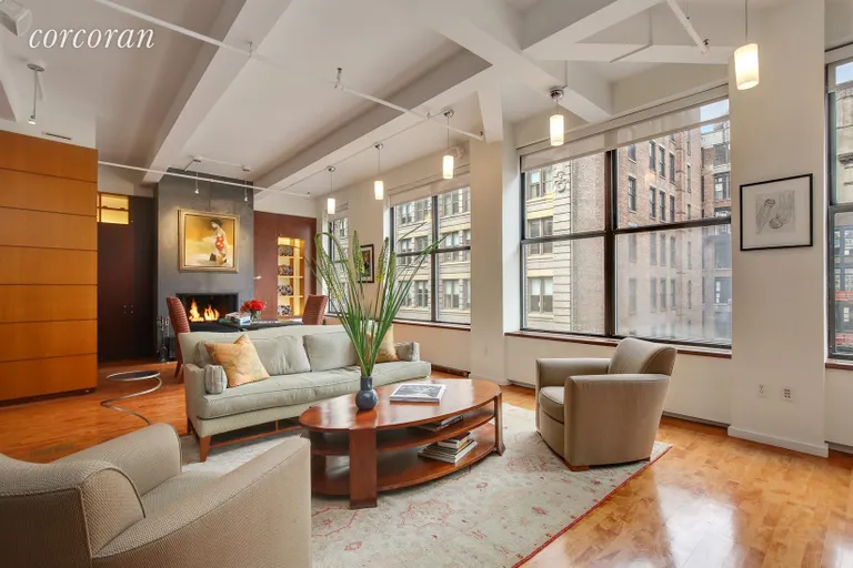New York City Real Estate | View 8 West 19th Street, 8 FL | Living Room | View 2