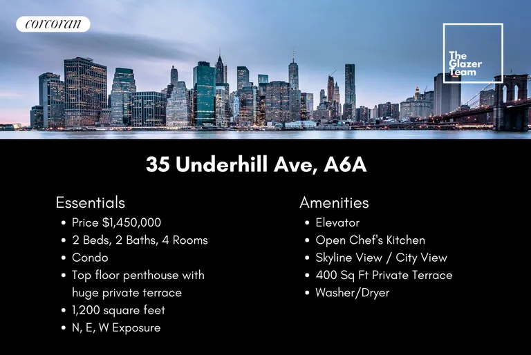 New York City Real Estate | View 35 Underhill Avenue, A-6A | room 10 | View 11