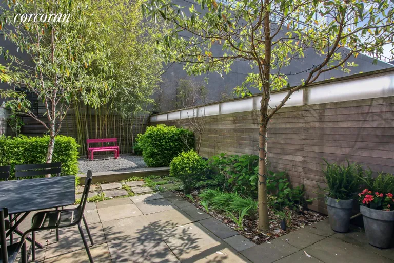 New York City Real Estate | View 277 State Street | Landscaped backyard | View 15