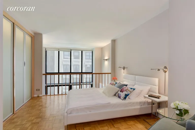 New York City Real Estate | View 250 West 89th Street, 7E | Bedroom looking over to 17' windows | View 3