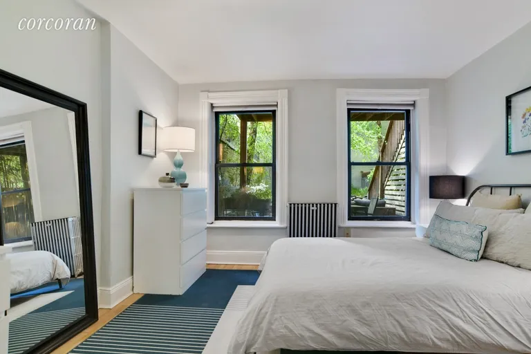 New York City Real Estate | View 294 6th Avenue, Garden | Spacious Master Bedroom Overlooking Private Patio | View 4