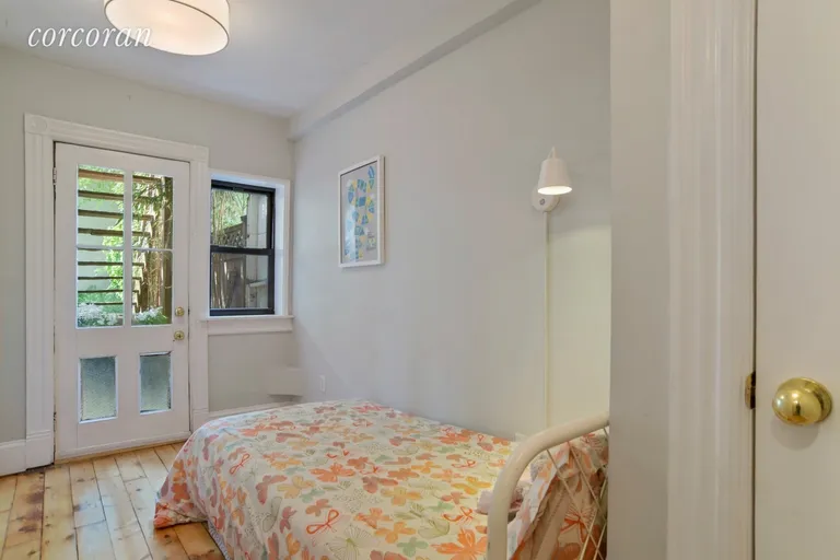 New York City Real Estate | View 294 6th Avenue, Garden | Second Bedroom with Access to Patio | View 5
