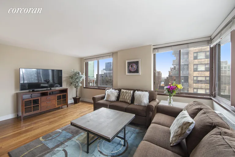 New York City Real Estate | View 235 East 40th Street, 22H | 2 Beds, 1 Bath | View 1