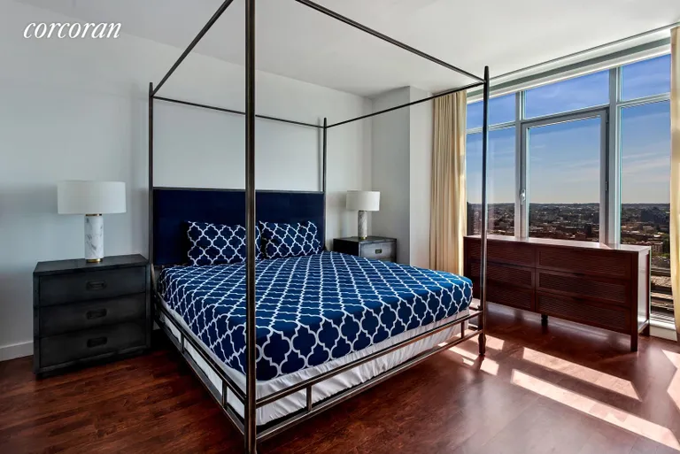 New York City Real Estate | View 1 NORTHSIDE PIERS, 22E | Bedroom | View 4