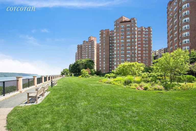 New York City Real Estate | View 120 Cabrini Boulevard, 46 | Grounds and Views of the Hudson River | View 10