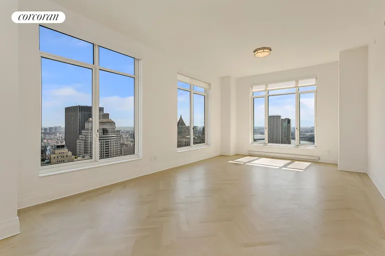 New York City Real Estate | View 30 Park Place, 50B | Living Room | View 2