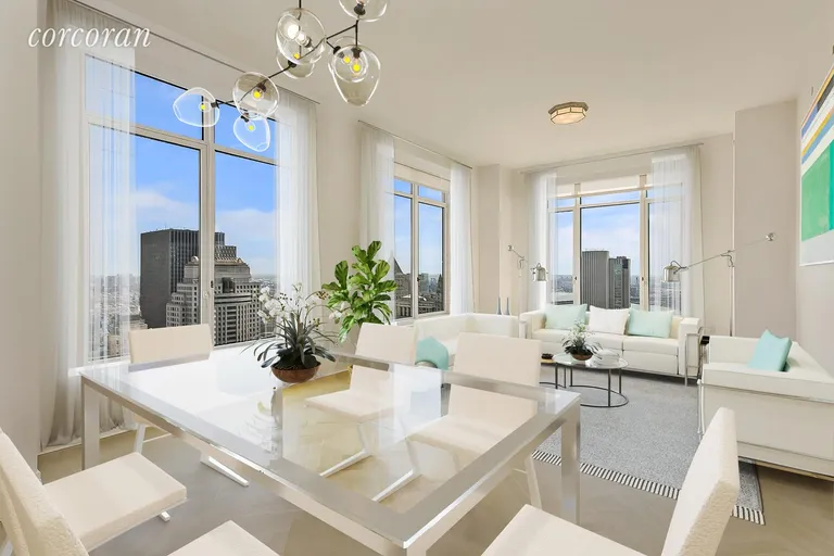 New York City Real Estate | View 30 Park Place, 50B | 2 Beds, 2 Baths | View 1