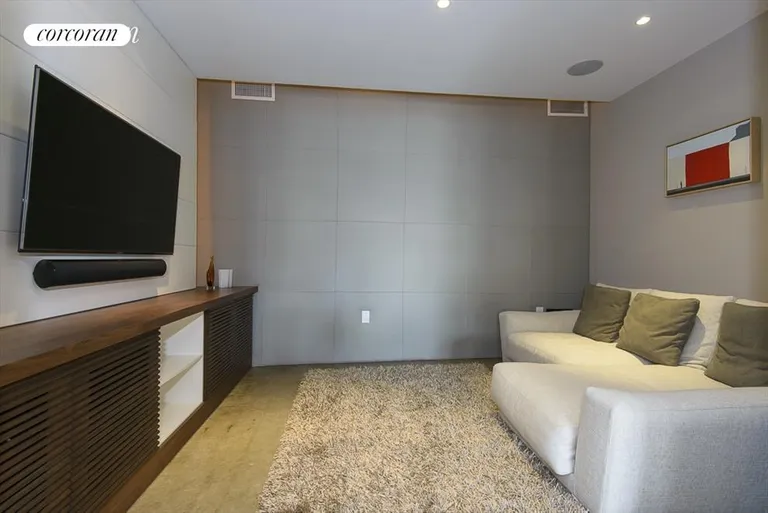New York City Real Estate | View 525 West 22nd Street, 5D | cozy media room | View 7