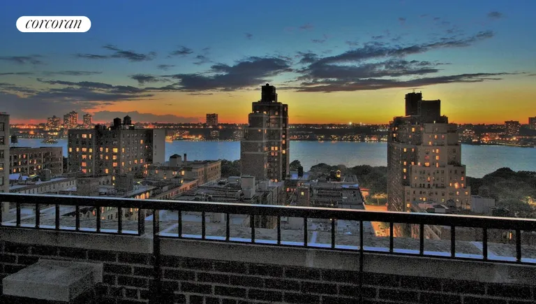 New York City Real Estate | View 710 West End Avenue, PHA | Looking west from terrace | View 16