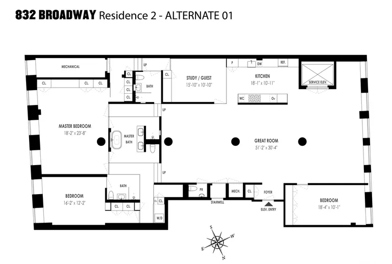 832 Broadway, 2 | floorplan | View 14