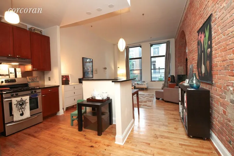 New York City Real Estate | View 138 Broadway, 2C | Open Kitchen | View 2