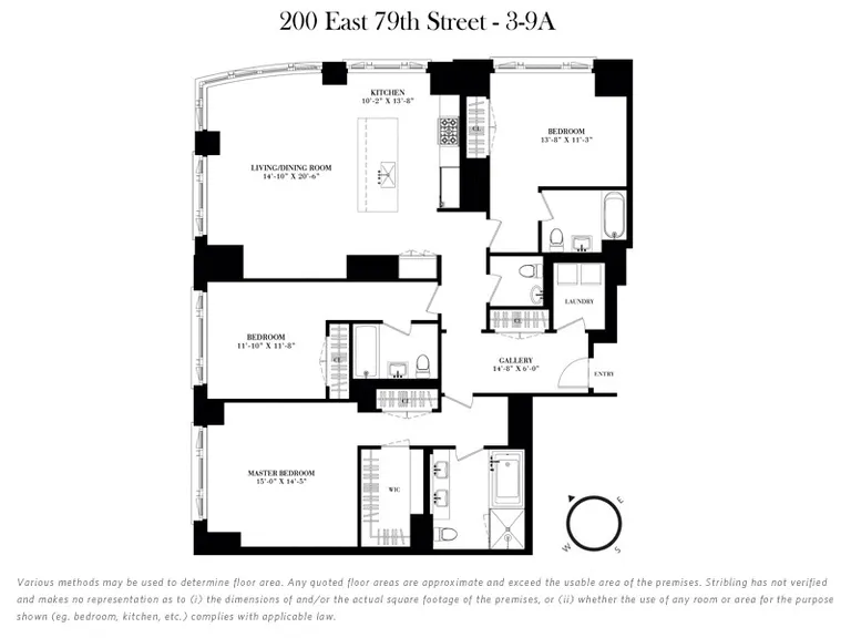 200 East 79th Street, 6A | floorplan | View 10