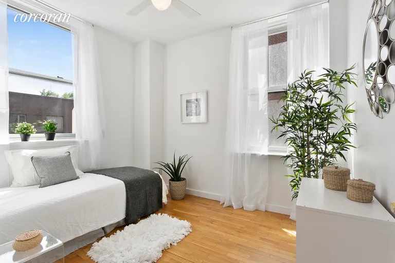 New York City Real Estate | View 75 Livingston Street, 4E | 2nd bedroom with ample light from 2 large windows | View 8