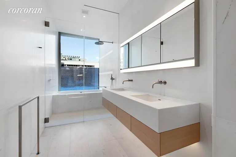 New York City Real Estate | View 160 Leroy Street, SOUTH6C | Master Bathroom | View 12