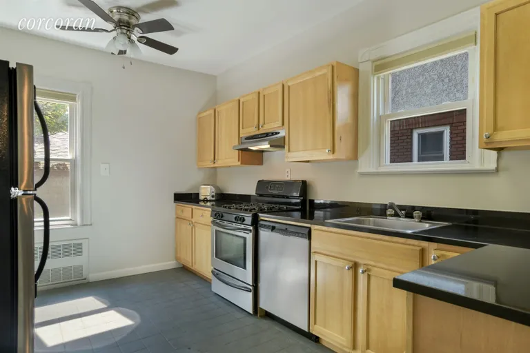 New York City Real Estate | View 452 Marlborough Road | Move in ready windowed rental kitchen with D/W  | View 13