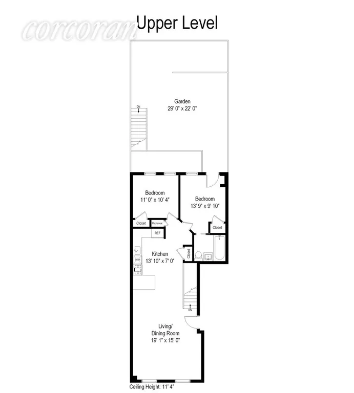 New York City Real Estate | View 61 Engert Avenue, 1 | Floor Plan | View 9