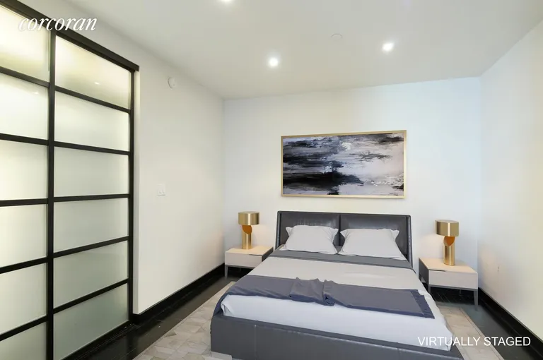 New York City Real Estate | View 20 Pine Street, 1205 | Master Bedroom (Virtually Staged) | View 2