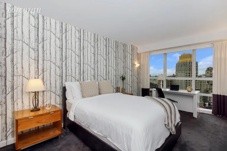New York City Real Estate | View 146 West 57th Street, 39B | Master Bedroom | View 2