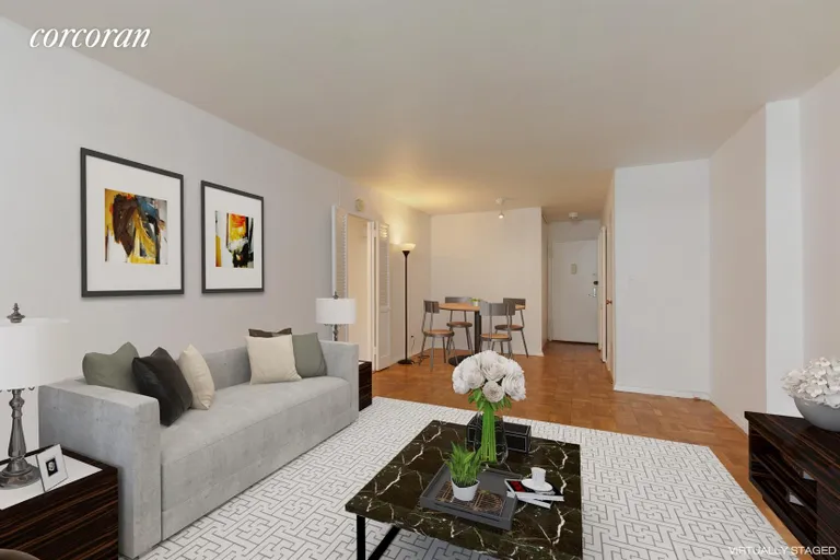 New York City Real Estate | View 330 East 49th Street, 10B | Enough room for a kitchen table and a desk | View 3