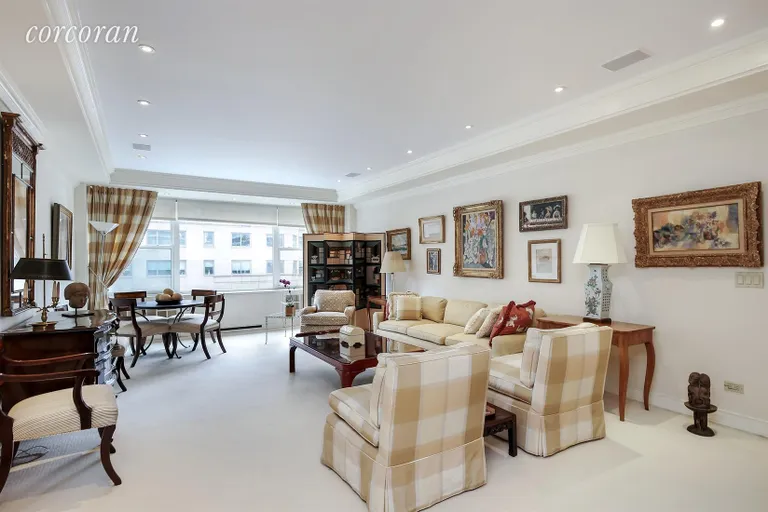 New York City Real Estate | View 176 East 71st Street, 16F | Spacious Living Room | View 2
