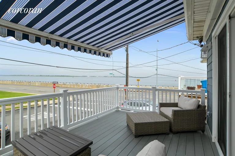 New York City Real Estate | View 562 Beach 132nd Street | Balcony with unbelievable views | View 8