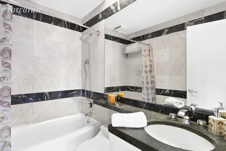 New York City Real Estate | View 150 West 56th Street, 4809 | Marble Bath | View 3