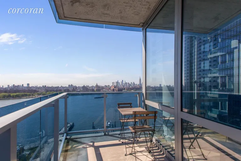 New York City Real Estate | View 22 North 6th Street, 21K-S | Balcony | View 9