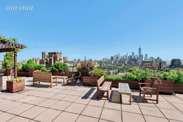 New York City Real Estate | View 61 Jane Street, 11G | Gorgeous Roofdeck with 360 Exposure  | View 8