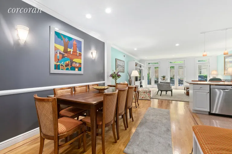 New York City Real Estate | View 932 President Street, 1A | Expansive dining area off open kitchen | View 3