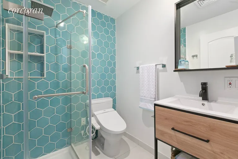 New York City Real Estate | View 932 President Street, 1A | Third bathroom with stall shower & Japanese toilet | View 6