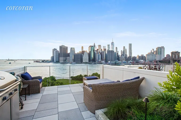 New York City Real Estate | View 90 Furman Street, N1001 | Rooftop Terrace | View 21