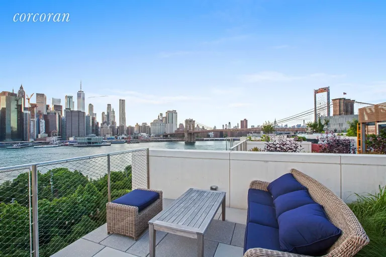 New York City Real Estate | View 90 Furman Street, N1001 | Rooftop Terrace | View 22