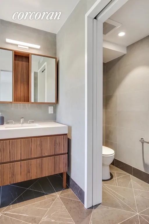 New York City Real Estate | View 215 Lafayette Avenue, B | Master Bathroom | View 11