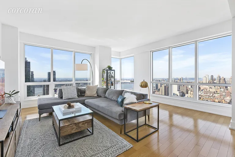 New York City Real Estate | View 350 West 42Nd Street, 54B | 2 Beds, 2 Baths | View 1