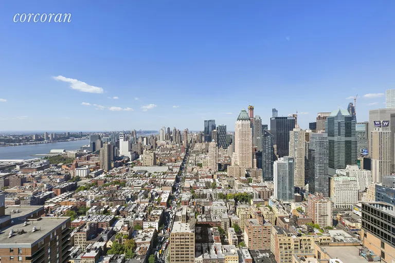 New York City Real Estate | View 350 West 42Nd Street, 54B | Helicopter Views! | View 3