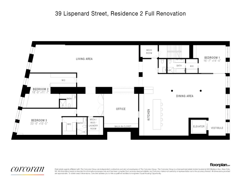 39 Lispenard Street, 2FL | floorplan | View 12
