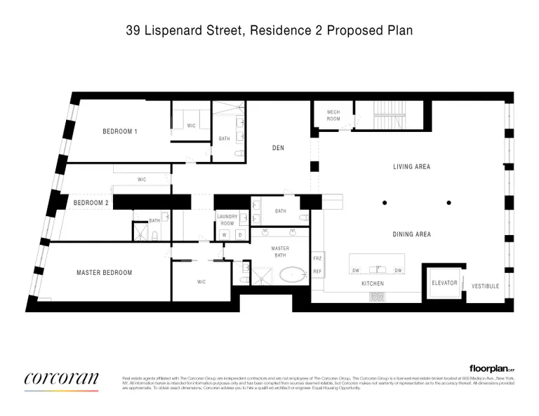 39 Lispenard Street, 2FL | floorplan | View 13