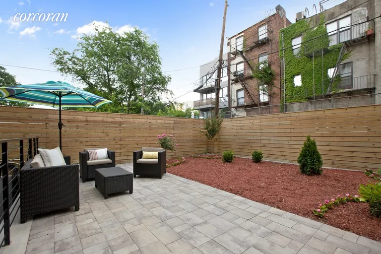New York City Real Estate | View 226 Hart Street, 1B | private backyard | View 8
