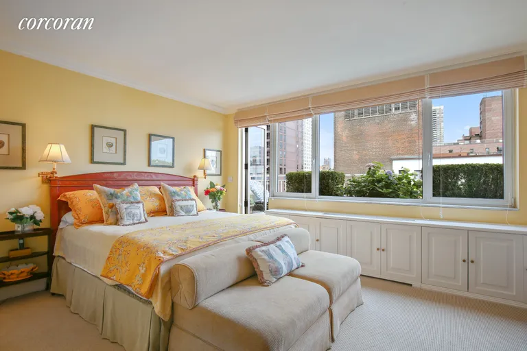 New York City Real Estate | View 60 Sutton Place South, PH19CS | Master Bedroom opens to Terrace | View 7